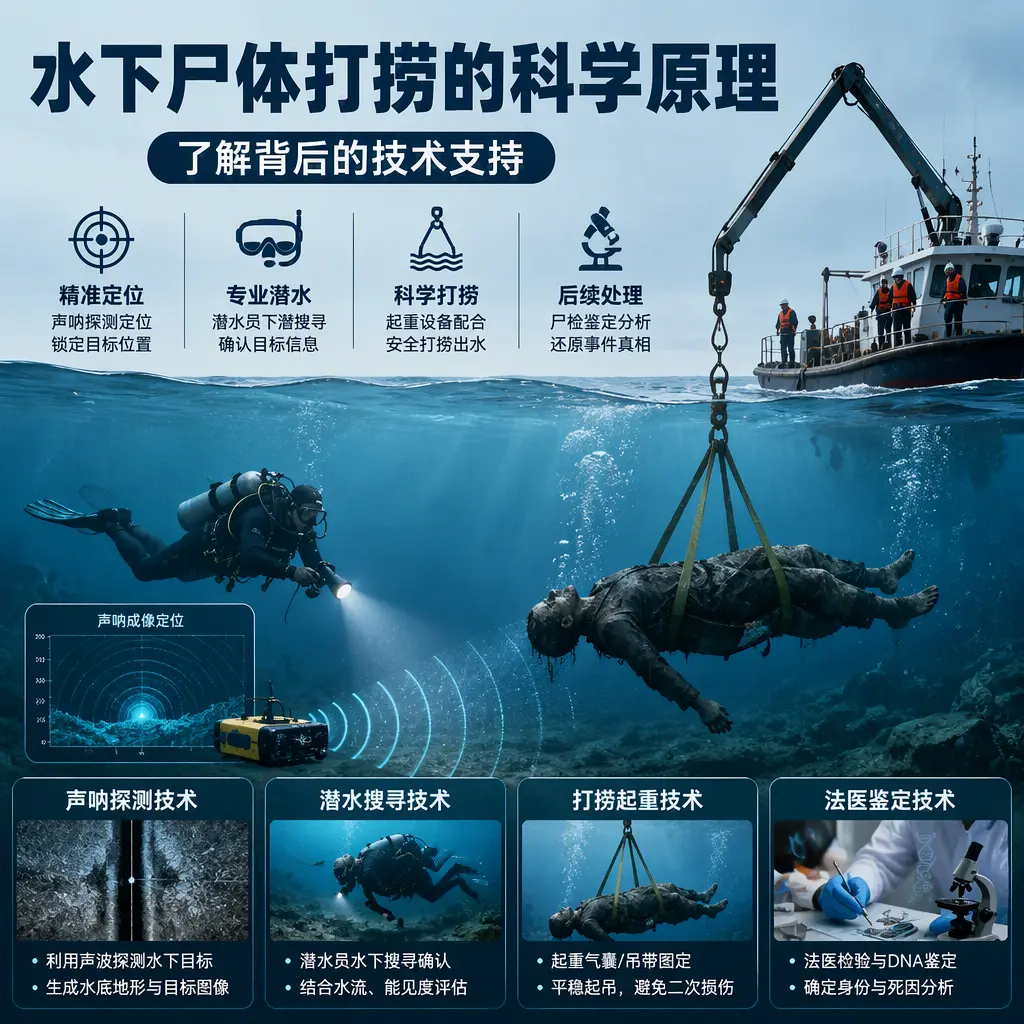 天水水下尸体打捞的科学原理，了解背后的技术支持